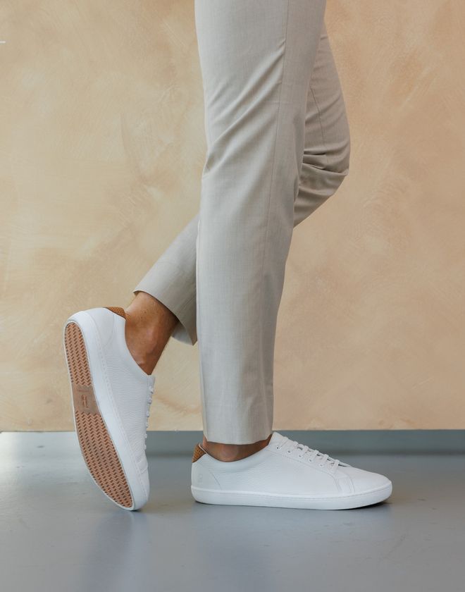 Birchbury sneakers styled for Benjamin's Agency content