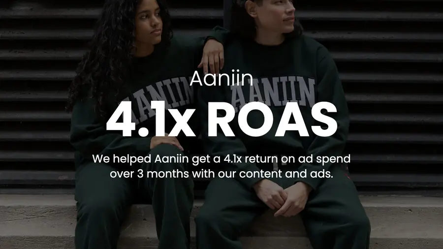 Aaniin — 4.1x ROAS over 3 months