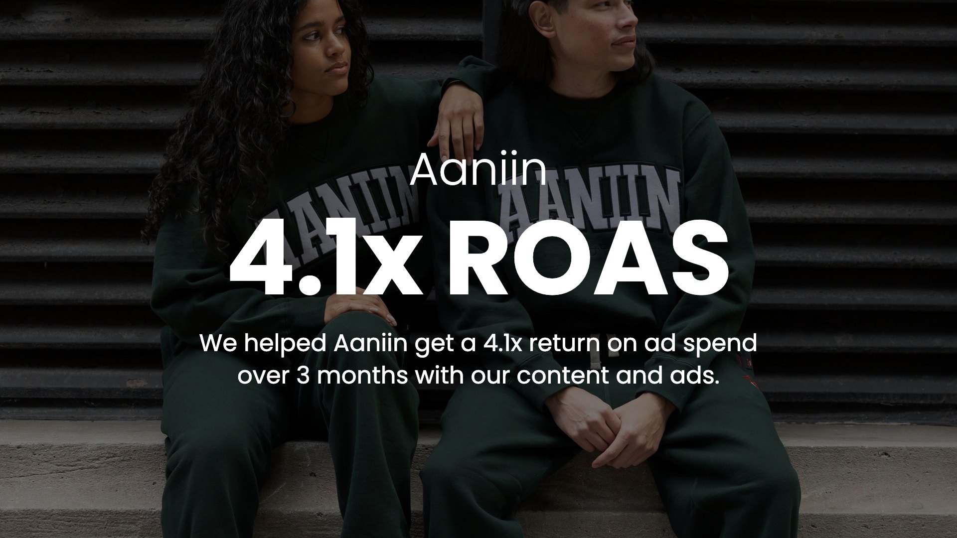 Aaniin — 4.1x ROAS over 3 months