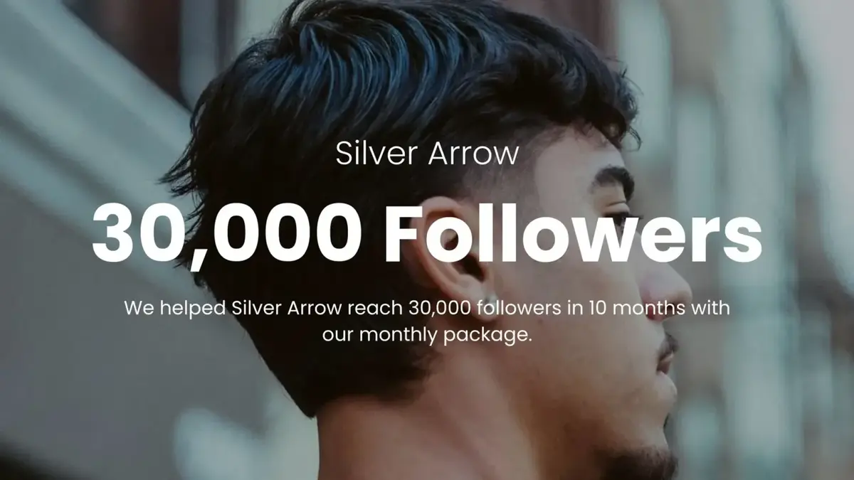 Silver Arrow — 30,000 followers