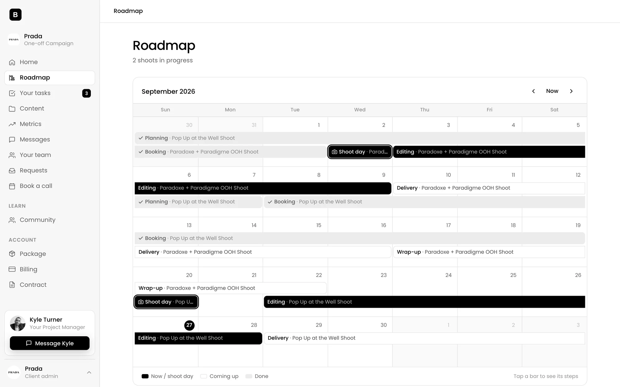 Prada&rsquo;s roadmap in the Benjamin&rsquo;s Agency app